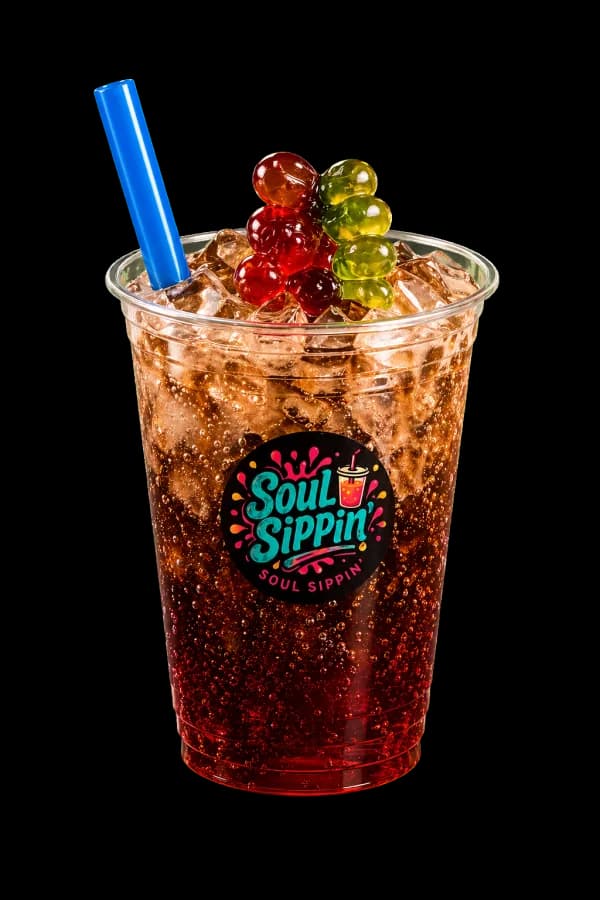 Velvet Cherry Bliss dirty soda